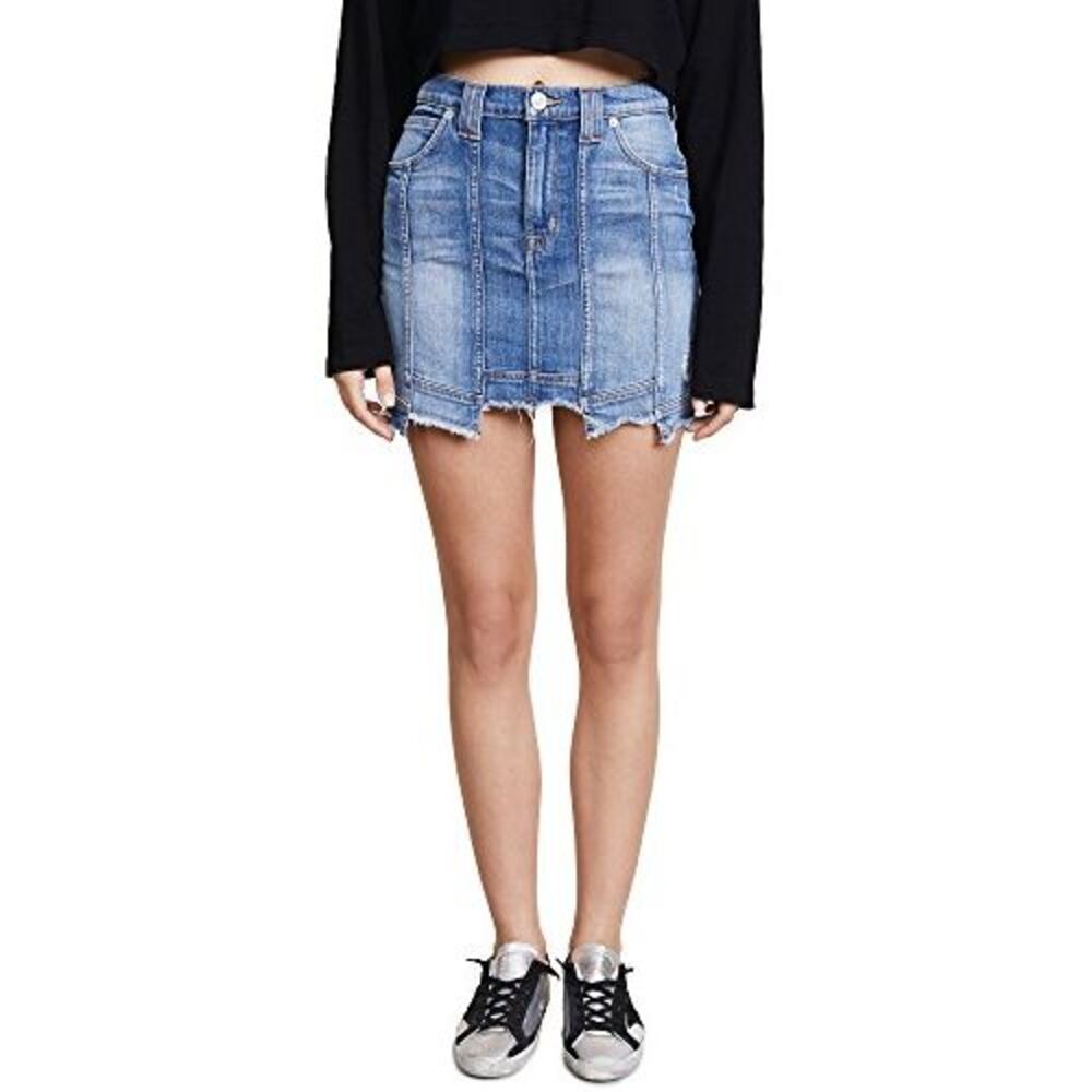 Hudson Asymmetrical Denim Skirt